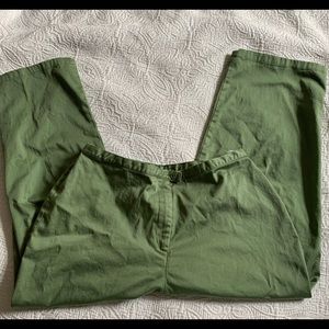 green baggy skater girl pants